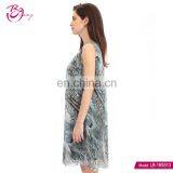 Summer Fashion High Quality Modern Polyester Women Dresses With Print thumbnail-2