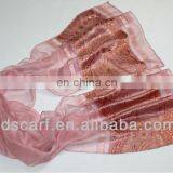 In Stock Single-layer Color Silk Cheapest Pink Scarves thumbnail-1