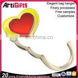 Wholesale Heart Shape Folding Bag Hook for Table Desk Bag Hook thumbnail-1