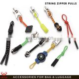 Best selling customizable cord zipper pull with superior performance