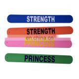 Customized Brand Printable Colorful Thin Silicone Bracelet thumbnail-1