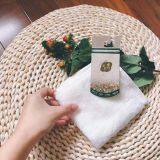 Organic Cotton Small Square Towel, Natural Non Dyed Cotton Yarn Woven Terry Square Towel, Twistless Square Towel thumbnail-2