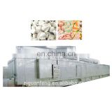Industrial frozen IQF tunnel freezer machine price for fruit and vegetable