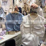 2020 Baby Vests Boys Girls Jeans Denim Waistcoats Outerwear Fashion Children Pocket Spring Summer Clothes Kids Jackets thumbnail-4