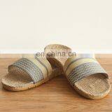 Natural Womens Unisex Linen Bottom Sea Beach Wear Home House Flip Flop Slim Anti-Skid Sandal thumbnail-2