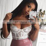 Summer New Hot-selling Lace Flower Stitching Sexy One-piece Suit Fashion Women Women Bodysuit Sexy Lingerie thumbnail-4