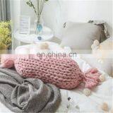 Handmade Ins Soffa Pillow Knots Pillow Acrylic Yarn Chunky Yarn Pillow thumbnail-3