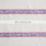 Closeout 100% Linen Stripe Print Jersey Fabric thumbnail-2