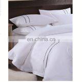Bamboo cotton BLENDED plain dyed king size hotel bedding linen
