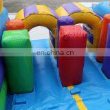 Home Garden Backyard Vertical Rush Inflatable Obstacle Course Slide With Rocket Climb Slide Game thumbnail-7