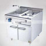 Hotel Restaurant Commercial Cooking Equipment Vertical 2-Tank Gas Fryer With Cabinet thumbnail-7