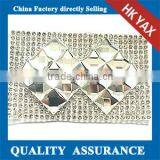 W1205 Clear Shiny Rhinestones Patch Hot Fix,rhinestones Hot Fix Patch for Dresses,hot Fix Rhinestones Patch thumbnail-1