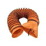 Flexible Duct Hose With Buckle and Belt Coupling Flexible Ducting Supplier Ventilation Products Yellow Air Distribution Duct thumbnail-3
