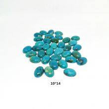 Natural Chinese Green Turquoise Oval Cabochons for Rings