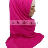 Fashion 15colors Islamic hijabs rayon big 180*110cm long muslim scarf