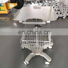 High Quality Stainless Steel and Aluminum Medical Instrument Electrocardiograph ECG Machine Trolley for Hospital thumbnail-4