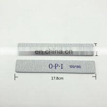 Professional High Quality Nail Files Rectangular Shape Custom Logo 80/80 100/100 100/180 Grit Zebra Double Side Nail File thumbnail-3