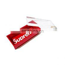 Индивидуальная прозрачная коробка для хранения украшений из акрила, коробка из акрилового пластика