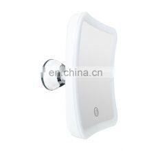 Led Lighted Wall Mounted Vanity Makeup Mirror Suction Cup Vanity Cosmetic Mirror Touch Switch Mirror