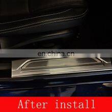 4Pcs For Jaguar XE 2015 2016 2017 Car-Styling Stainless Steel Black and Silver Inner Door Sill Scuff Plate Protector Cover Trim thumbnail-5