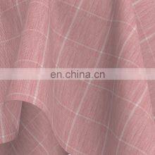 Spring Summer Design Linen/Cotton Yarn Dyed Check Fabric For Tops thumbnail-4