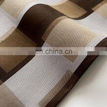 Hot Sale Fabric Brown Black Men's Casual Business Check Suiting Fabricfor Shirt and Skirt thumbnail-2