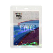 PET Material Hologram ID Card Heat Lamination Pouches for Large Events thumbnail-1
