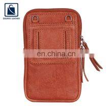 Leading Manufacturer of Top Quality Silver Antique Fitting and Swiss Cotton Lining Genuine Leather Phone Bag for Women thumbnail-5