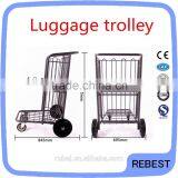 Chromed Plate Airport Luggage Cart Trolley