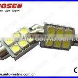 Samsung 5060 Chip CANBUS Festoon 36MM/39MM/42MM 6SMD Super Bright Auto Led Light