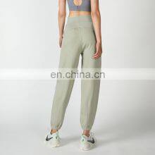 New Arrival Loose Casual Unisex Jogger Pants High Waist Cotton Running Exercise Wear Trousers Women Sports Cargo Jogger Pants thumbnail-3