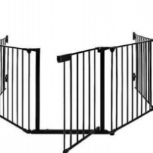 Iron Adjustable Fireplace Fence thumbnail-2