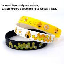 Customized Cute and Print Silicone Bracelets for Events Made From Durable Rubber Material thumbnail-2