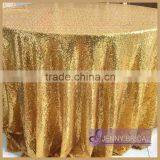 SQN#23 Luxury Wholesale Cheap Round Table Cloths Sequin Table Cloth for Wedding thumbnail-1