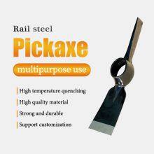 Industrial Mattock Pickaxe P406 With Wooden Handle for Farm Digging Landscaping and Construction Projects thumbnail-1
