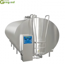 Horizontal Direct Cooling Milk Storage Tank for Milk Industry Dairy Processing Machine thumbnail-1