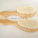 Natural Goat Hair With Wooden Handle for Your Newborn ~ Soft Baby Brush for Fine Hair Quality Choice thumbnail-5