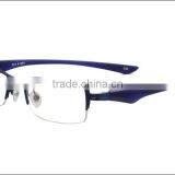 Fashion Design Half Rim Metal TR90 Men Eyeglasses Frame thumbnail-4