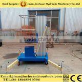 Electric Personnel Lift Platform CE Certification DC24V Aluminium Lift Man Lift , Big Wheel Aluminum Hydraulic Lift Home Lift thumbnail-6