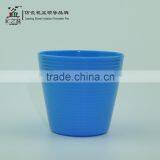 Hotsale Colorful Garden Flower Pot Wholesale MX1202-2 Fine Lines Melamine Flower Pot thumbnail-6