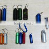 17mm Diameter Multi Function Emergency Box Pill Box Keychain Box Alumnium Box thumbnail-6