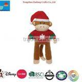 Stuffed Christmas Plush Toy Monkey Plush Monkey Toy thumbnail-1