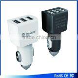 New promotional multiple mobile phone 5V 5.5 A triple usb car charger