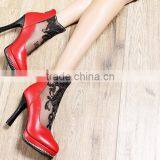 Ladies Black Lace Sexy Nice Mature Italian Dinner Shoes thumbnail-3