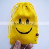 2016 Factory Wholesale High Quality Custom 210D Polyester Drawstring Bag With Low Price Promotional Calico Bag