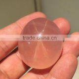 HUGE 256.90 Carat 6-petal Natural STAR Rose Quartz Gemstone Loose Semi Precious Stone Cabochons thumbnail-4