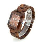 2016 Natural Eco-friendly New Design Wooden Wrist Watchmen Size,case Diameter is 40mm,red Sandalwood Case and Band 2315 Movement thumbnail-6