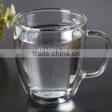 Tea and Coffee Glass Cup, Small Glass Cup,mugs High Quality Glass Cup With Handle, thumbnail-4