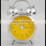 Best Selling Metal Mini Cool Silver Desktop Clock With Interactive Clock Face for Home Decoration thumbnail-1