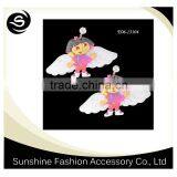 Fashion Cute Angel Pattern Pendant Earring Childrens Jewelry thumbnail-1